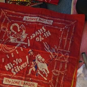 Red The Lone Ranger Bandana